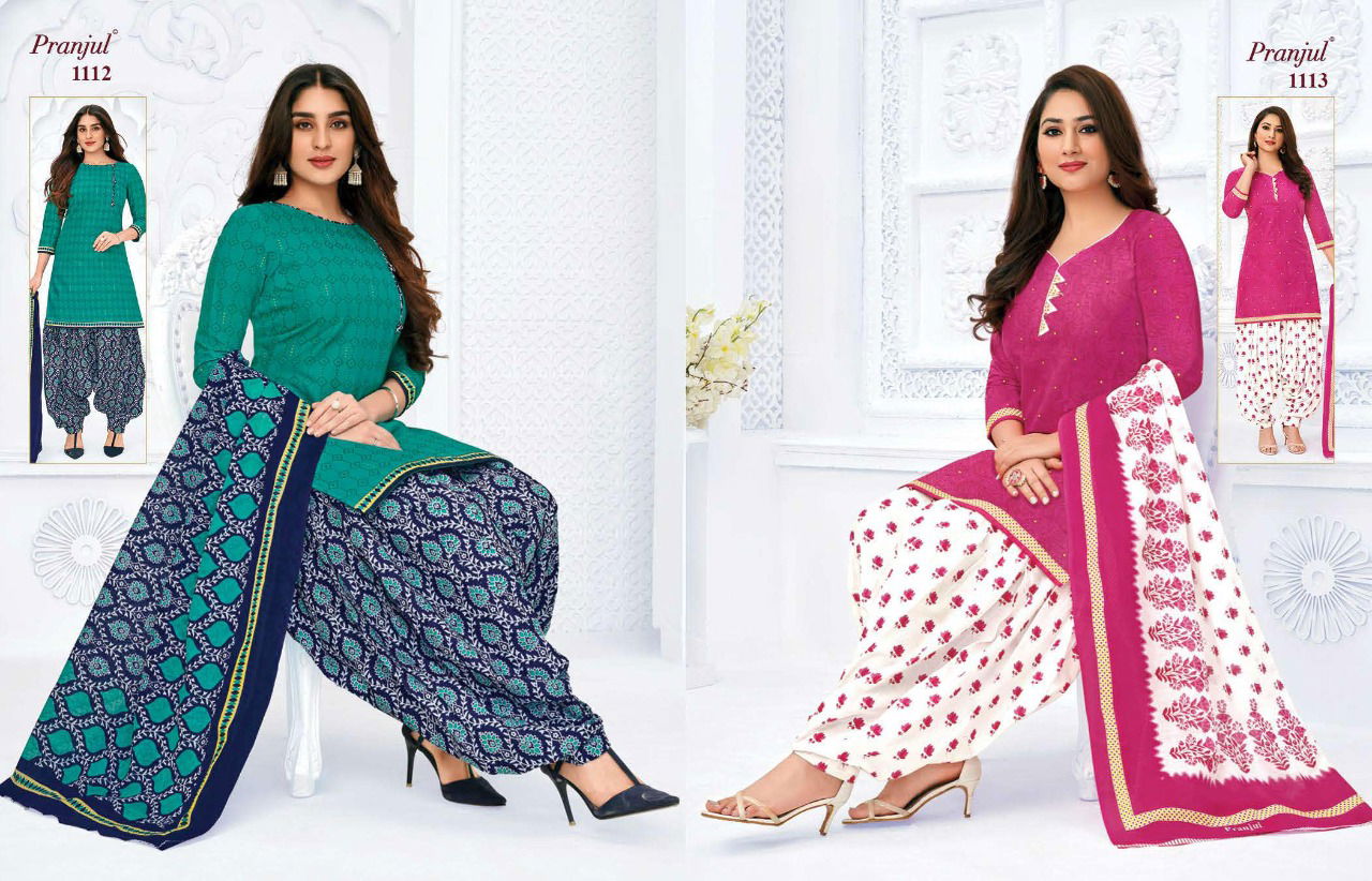 Pranjul Priyanka 11 Latest Regular Wear Cotton Printed Dress Material Collection